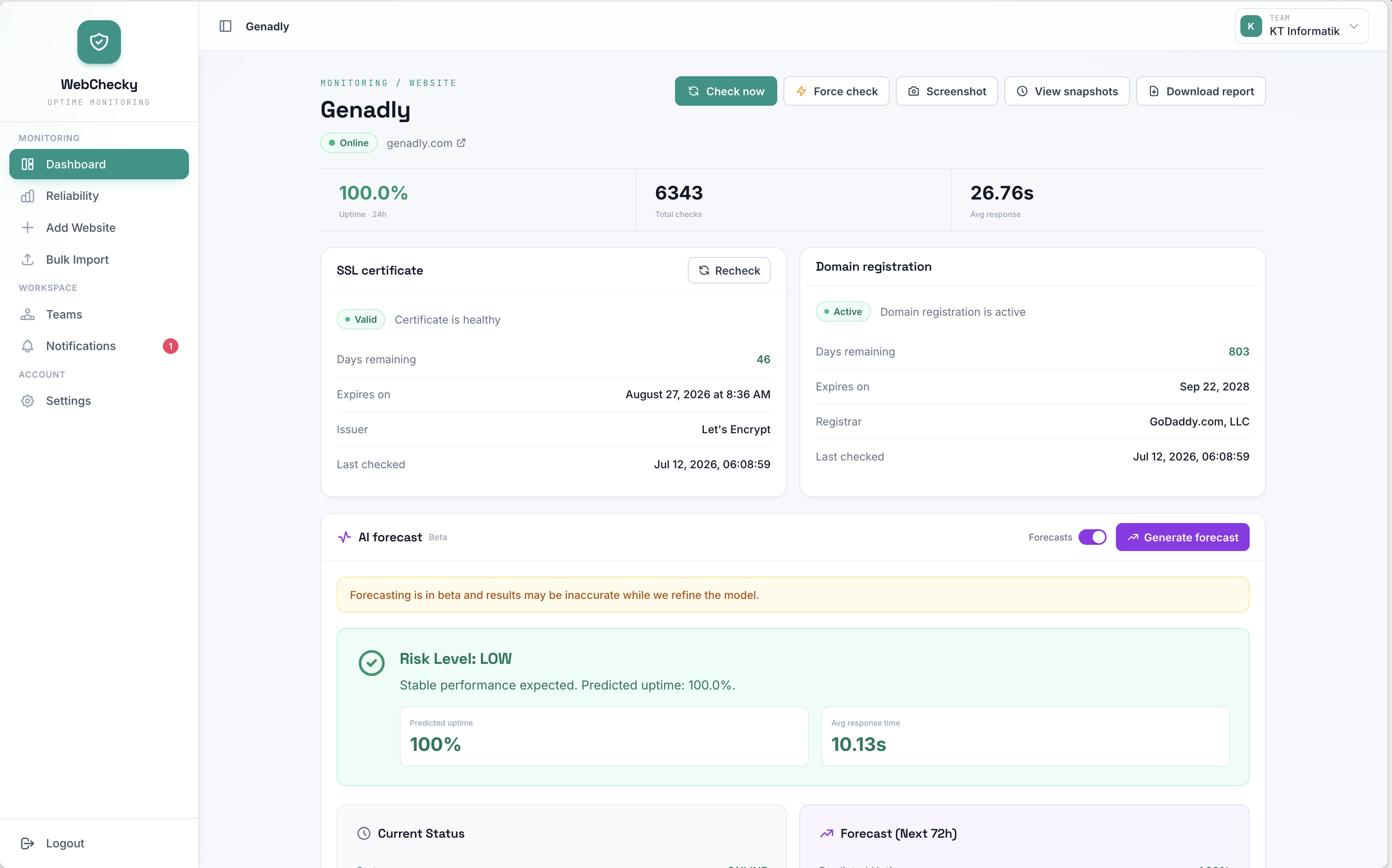 Webchecky — image 2